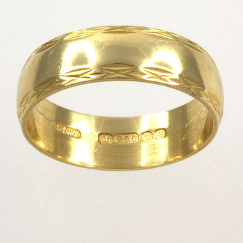18ct gold Wedding Ring size O